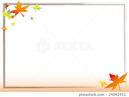 Maple Frame A - Stock Illustration [24042451] - PIXTA