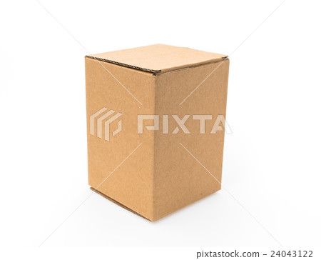 Cardboard boxes isolated on white background . Cardboard boxes isolated on white background . 24043122