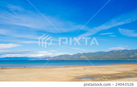 Beautiful Tahoe Lake, California. 24043526