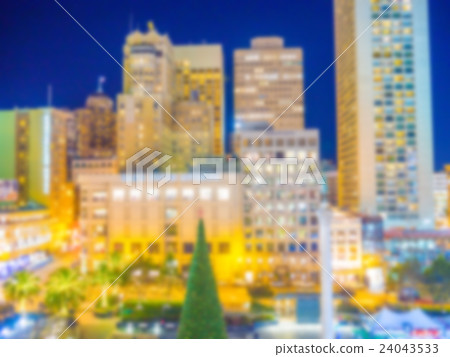 Abstract blur of cityscape view of San Francisco, California, USA Abstract blur of cityscape view of San Francisco, California, USA 24043533