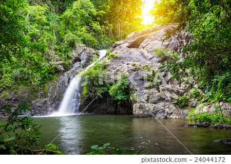 scenic at Jedkot waterfall in Thailand scenic at Jedkot waterfall in Thailand 24044172