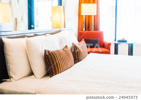 Pillow on bed 24045073