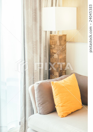 Pillow on sofa Pillow on sofa 24045383