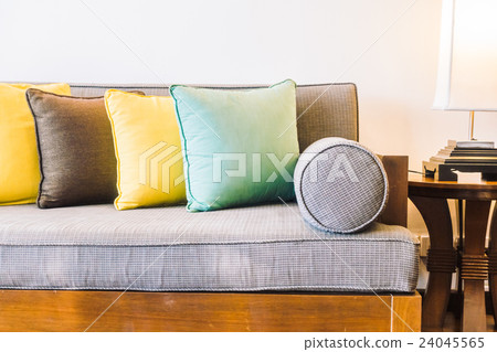 Pillow on sofa Pillow on sofa 24045565