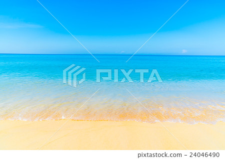 Beautiful beach and sea Beautiful beach and sea 24046490