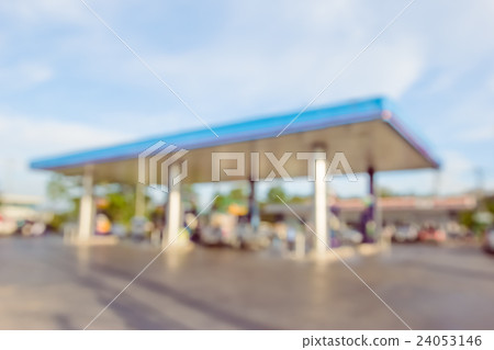 morning fueling station,Out of focus background 24053146