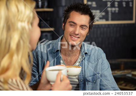 Couple drinking coffee 24053537
