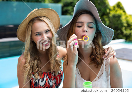 Beautiful blowing bubble wand Beautiful blowing bubble wand 24054395
