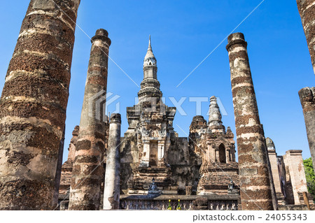 Sukhothai historical park, Sukhothai, Thailand. 24055343