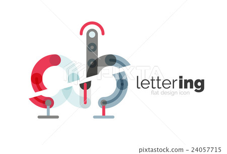 Linear business logo letter 24057715
