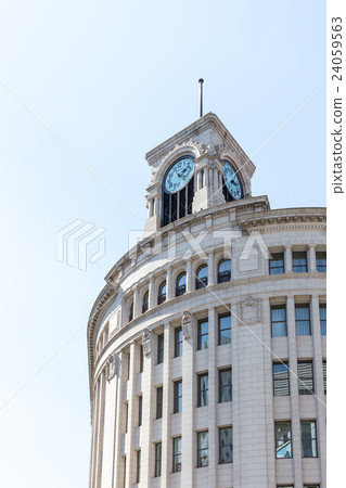 在銀座4丁目十字路口的時鐘錶 24059563