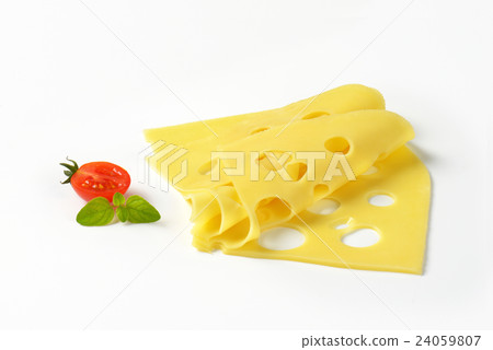 thin sliced emmental cheese 24059807