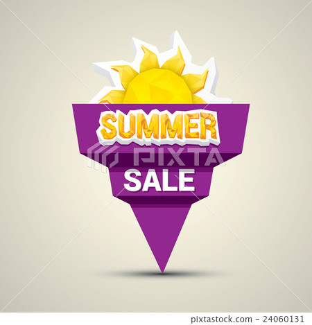 vector summer sale label or sticker vector summer sale label or sticker 24060131