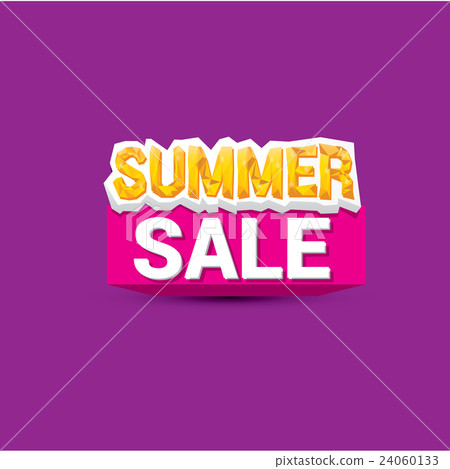 vector summer sale label or sticker vector summer sale label or sticker 24060133