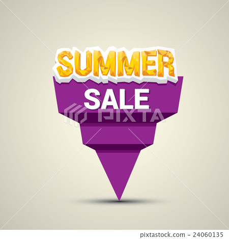 vector summer sale label or sticker 24060135