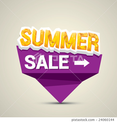vector summer sale label or sticker 24060144