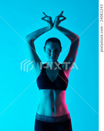 woman yoga zen portrait namaste salte woman yoga zen portrait namaste salte 24061243