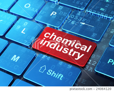 Industry concept: Chemical Industry on computer 24064120