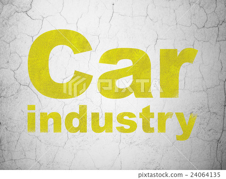 Industry concept: Car Industry on wall background Industry concept: Car Industry on wall background 24064135