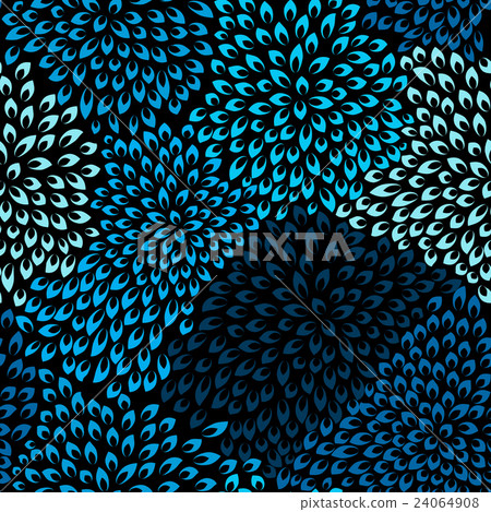 Abstract Flower Seamless Pattern Background 24064908