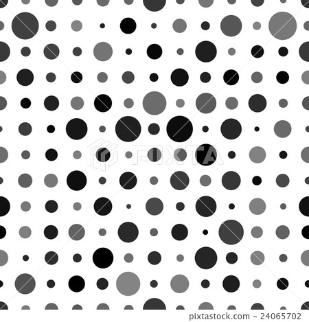 Abstract background with black circles isolated on - Stock Illustration ...