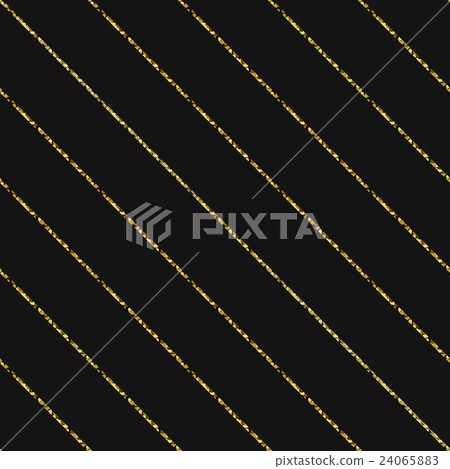 Gold foil glitter line stripes seamless pattern.-插圖素材 [24065883] - PIXTA圖庫