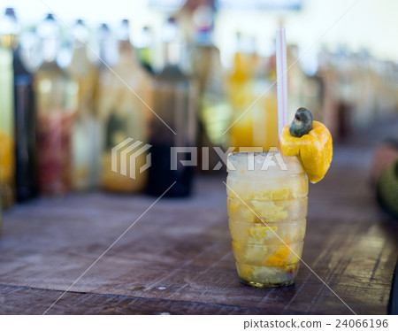 Caipirinha cocktail with Brazilian Caju Cashew Caipirinha cocktail with Brazilian Caju Cashew 24066196