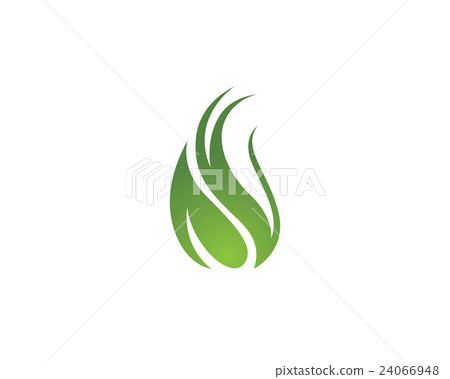 Tree leaf vector logo design, eco-friendly concept 24066948