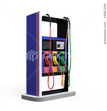 Image of gas station. With clipping pass. 24067248