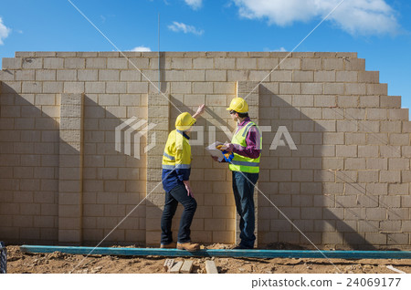 at the construction site 24069177