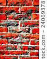 斑駁紅磚牆 24069378