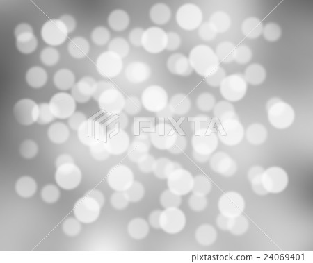 Beautiful gray abstract circular bokeh background 24069401