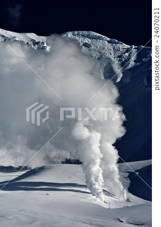 Daisetsuyama Asahidake fumaroles Daisetsuyama Asahidake fumaroles 24070211