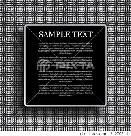 Vector black background on shiny silver sequins. 24070244