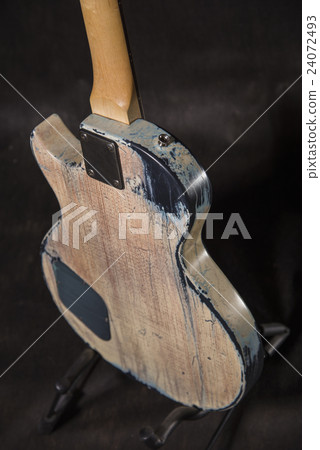Aged guitar back. music day 24072493