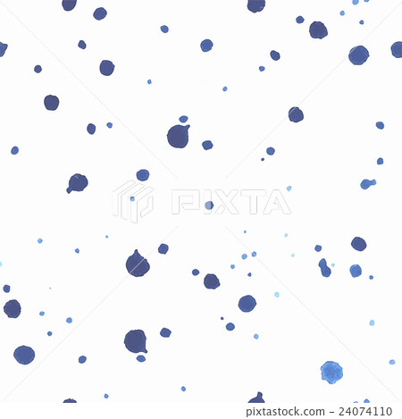 Abstract  blue vector watercolor seamless pattern 24074110