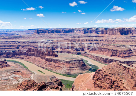 Dead Horse Point Overlook in Utah, North America Dead Horse Point Overlook in Utah, North America 24075507