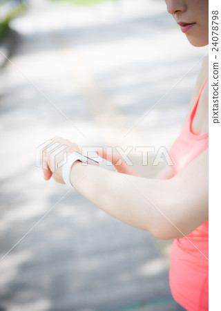 運動女性 運動女性 24078798