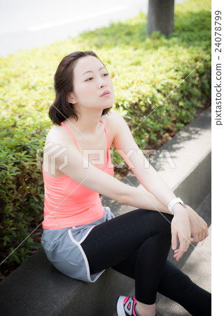 運動女性 運動女性 24078799
