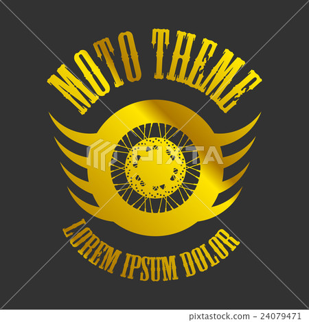 Moto wheel Vector Logo Symbol 24079471