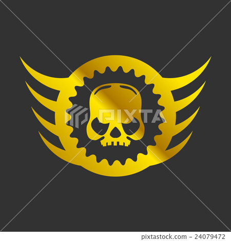 Moto Skull Vector Logo Symbol Moto Skull Vector Logo Symbol 24079472