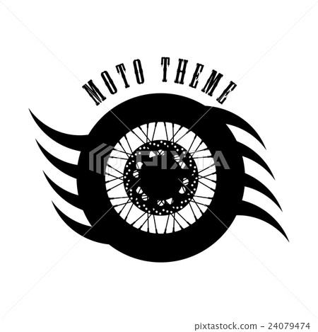 Moto wheel Vector Logo Symbol 24079474