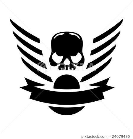 Moto Skull Vector Logo Symbol Moto Skull Vector Logo Symbol 24079480