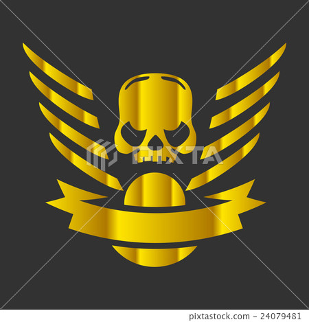 Moto Skull Vector Logo Symbol Moto Skull Vector Logo Symbol 24079481