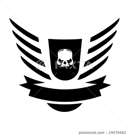 Moto Skull Vector Logo Symbol Moto Skull Vector Logo Symbol 24079482