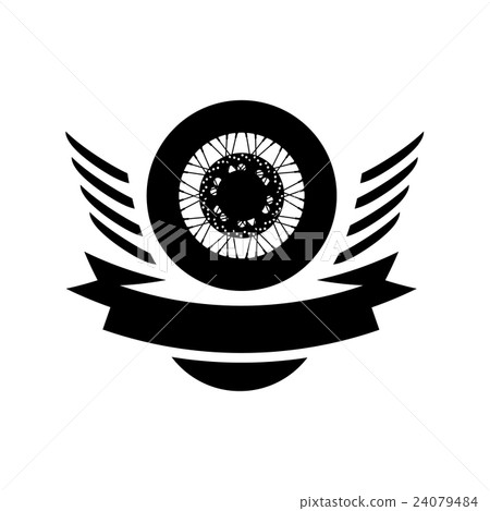 Moto wheel Vector Logo Symbol 24079484