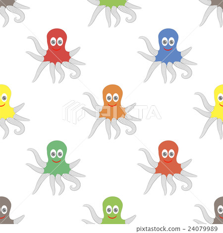 Octipus Animal Seamless Pattern 24079989