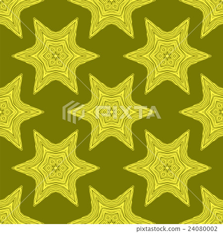 Creative Ornamental Seamless Yellow Pattern Creative Ornamental Seamless Yellow Pattern 24080002