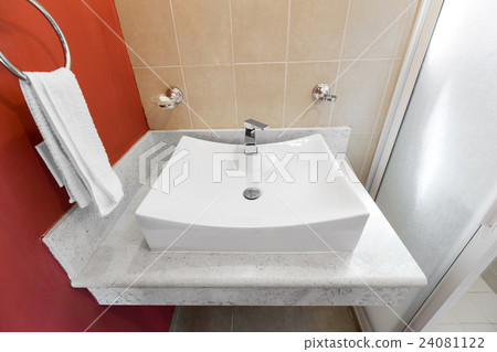 Faucet in bathroom Faucet in bathroom 24081122