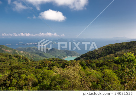 Mountains with ocean view 24081535
